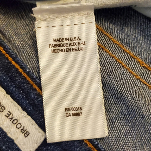 Lucky Brand Brooke Skinny Ankle White Oak Denim Selvedge Jeans Size 0/25 - Picture 10 of 16